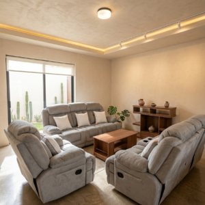 SALA CARES EROICA GRIS CLARO 3-2-1 T/2