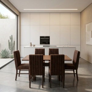 COMEDOR VELAZQUEZ CORAL CHAPA TABACO/ 6S CORAL TABACO CORBY