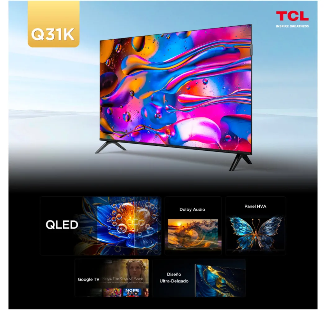 "pantalla tcl 40q3k 40"" fhd google negra t/1" "pantalla tcl 40q3k 40"" fhd google negra t/1"
