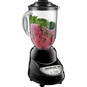 licuadora american 7974 2vel 1lt vaso poliestireno negra t/1