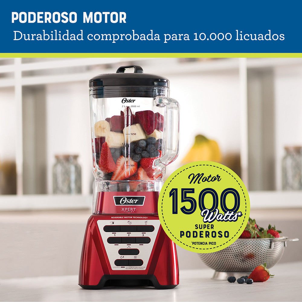licuadora oster e blst3ar2g 7 vel roja t/1 licuadora oster e blst3ar2g 7 vel roja t/1