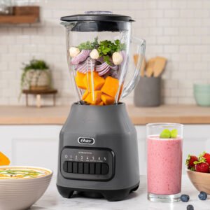 licuadora oster e blstpeg gpb 6vel gris vaso vidrio t/1